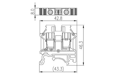 Dinkle DK6N, SLFTB C2, 1kV 51A, screw, 0.5-10mm2, BG