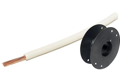 ASENNUSJOHTO 0,75mm2 VALKOINEN 100m kela ASENNUSJOHTO 0,75mm2 VALKOINEN 100m kela