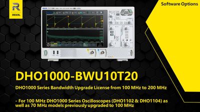 Rigol DHO1000 100MHz - 200MHz OSKILLOSKOOPIN OPTIO