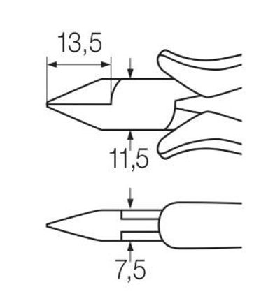 Wiha 26816 Sivuleikkuri Professional ESD Wiha 26816 Sivuleikkuri Professional ESD