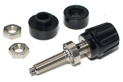 4mm 63A 60V NAPARUUVI Hirschmann MUSTA