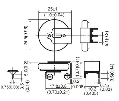 CR2450 JUOTOSKORVILLA VAAKA 2+1