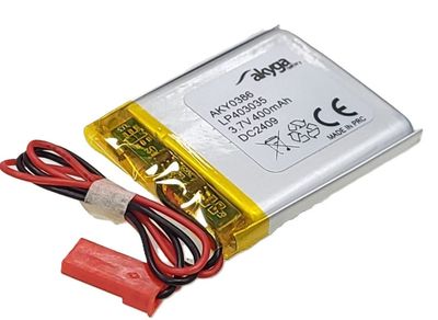 Li-Po Akku  3,7V  400mAh 35x30x4mm