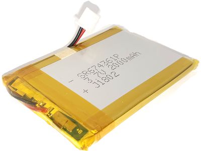 Li-Po AKKU 3,7V 2000mAh 6x44x63mm