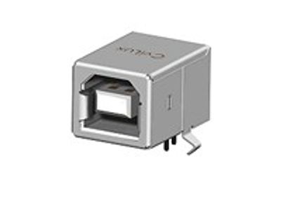 USB-B kulma naaras piirilevylle