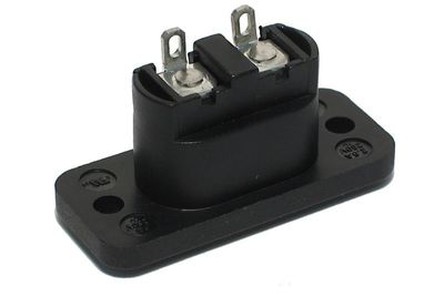 IEC C8 (EURO) RUNKOLIITIN RUUVATTAVA