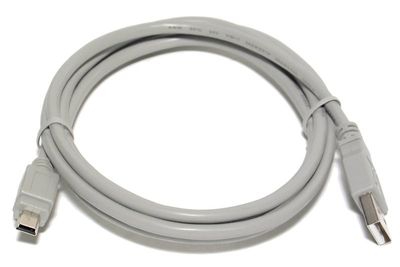 USB 2.0 VÄLIJOHTO A-UROS / miniB 1,5m