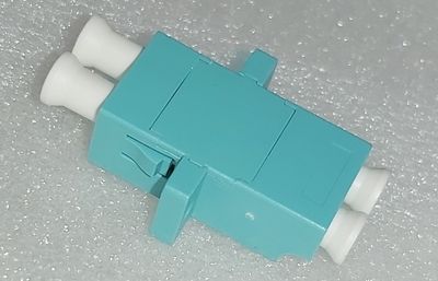 LC Duplex Adapteri OM3 Aqua Zr