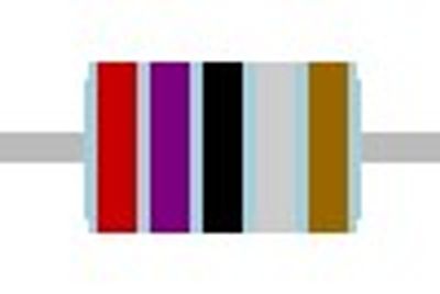 METALLIKALVOVASTUS 0,6W: 2,7ohm