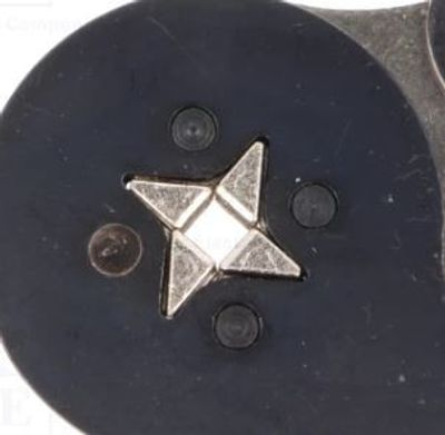 PÄÄTEHOLKKIPIHTI NELIÖPURISTUKSELLA 0,2-6mm2