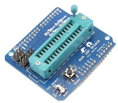 ARDUINO SHIELD AVR ISP PIIRIOHJELMOINTI
