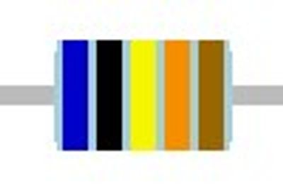 METALLIKALVOVASTUS 0,6W: 604kohm