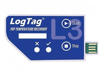 LogTag L3 USB PDF -lämpötiladataloggeri LogTag L3 USB PDF -lämpötiladataloggeri