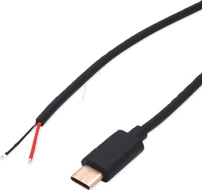 USB-C-kaapeli avoimilla johdinpäillä, 20 cm