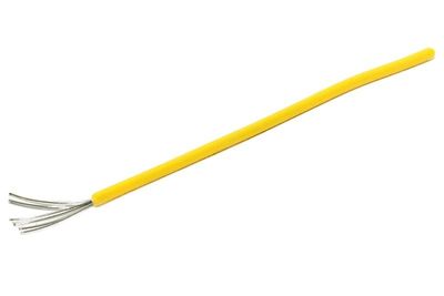 ASENNUSJOHTO 0,22mm2 KELTAINEN 1m