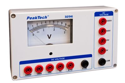 PeakTech 3296 ANALOGINEN JÄNNITEMITTARI 0-1000V AC/DC