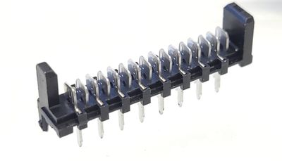 1.27mm Flat Cable conn 16pole vertical male h6,4mm w peg tub 1.27mm Flat Cable conn 16pole vertical male h6,4mm w peg tub