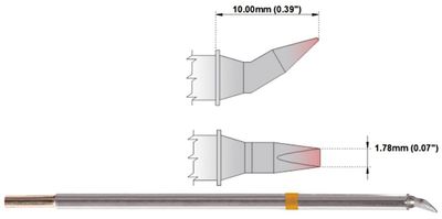 Thermaltronics JUOTINKÄRKI 1,78mm TAIV.TALTTA 30° (STTC-198) Thermaltronics JUOTINKÄRKI 1,78mm TAIV.TALTTA 30° (STTC-198)