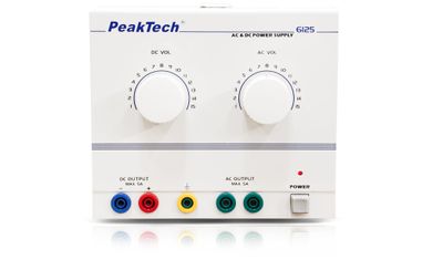 PeakTech 6125 AC/DC LABRA TEHOLÄHDE 1-15V/5A