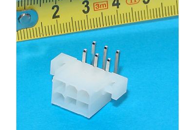 MOLEX-5569 VASTAKE PIIRILEVYLLE KULMA 6-PIN MOLEX-5569 VASTAKE PIIRILEVYLLE KULMA 6-PIN