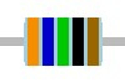 METALLIKALVOVASTUS 0,6W: 365ohm METALLIKALVOVASTUS 0,6W: 365ohm