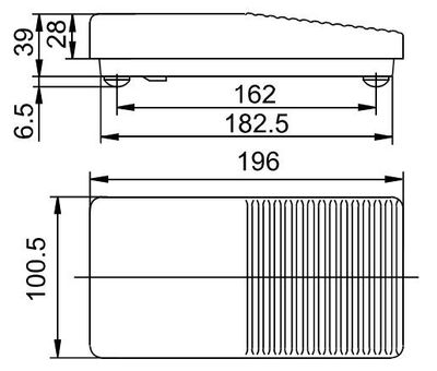 JALKAKYTKIN SUKO-LIITÄNTÄÄN ON-(ON) 6A / 250V AC JALKAKYTKIN SUKO-LIITÄNTÄÄN ON-(ON) 6A / 250V AC
