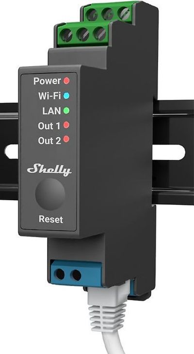 Shelly Pro 2 DIN-KISKORELE
