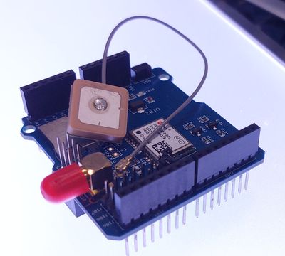 ARDUINO GPS SHIELD ANTENNILLA
