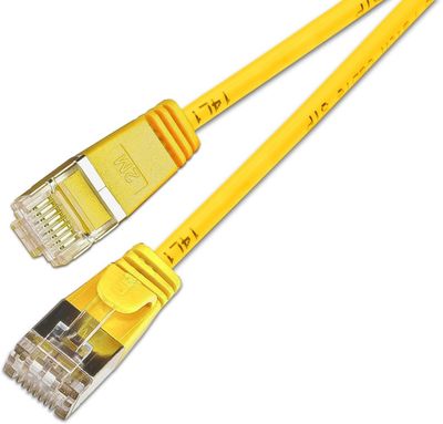 CAT6 OHUT VERKKOKAAPELI U/FTP 1,5m keltainen