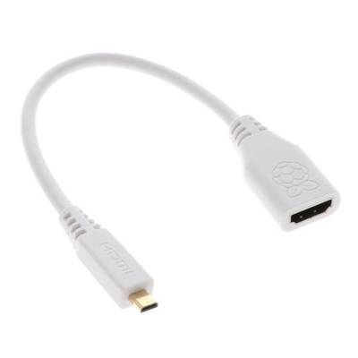 ADAPTERIJOHTO HDMI-A NAARAS/MICRO HDMI UROS 23cm