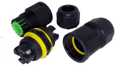 FICX IP68 KAAPELIJATKOS 3-NAP Ø8,6-10,5mm