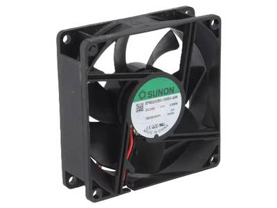 TUULETIN 24VDC 80x25 KUULALAAKEROITU