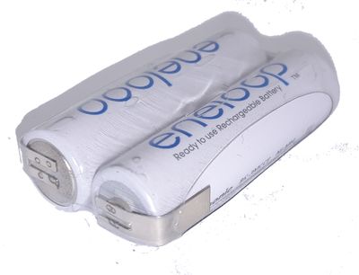 2XAA ENELOOP KENNOPAKETTI 2,4V 1900mAh