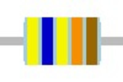 METALLIKALVOVASTUS 0,6W: 464kohm