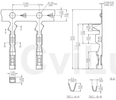 CVILUX LIITTIMEN IRTOPINNI, NAARAS, KULLATTU