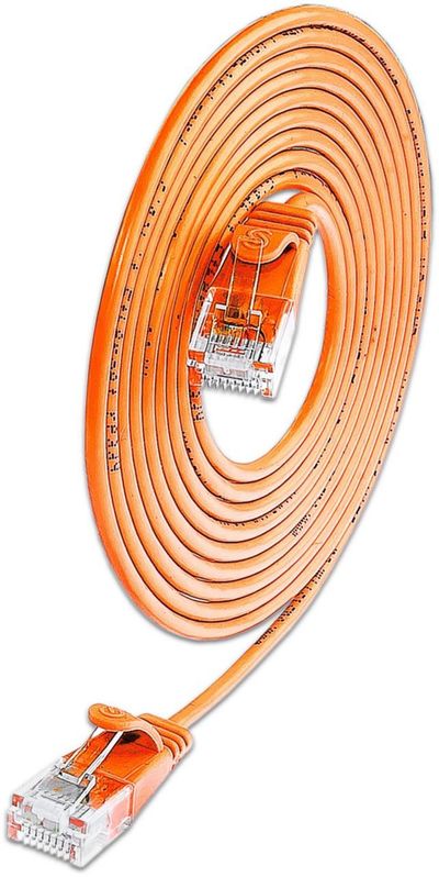 CAT6 OHUT VERKKOKAAPELI U/UTP 5m oranssi CAT6 OHUT VERKKOKAAPELI U/UTP 5m oranssi