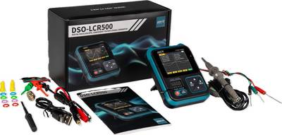 JOY-IT KOMPONENTTITESTERI + OSKILLOSKOOPPI + SIGNAALIGENERAATTORI