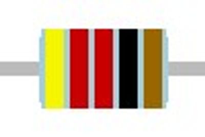 METALLIKALVOVASTUS 0,6W: 422ohm