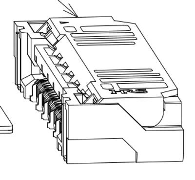 Hirose FH63S-10S-0.5SH(98) FPC/FFC -liitin, 10-napainen, 0,5 mm