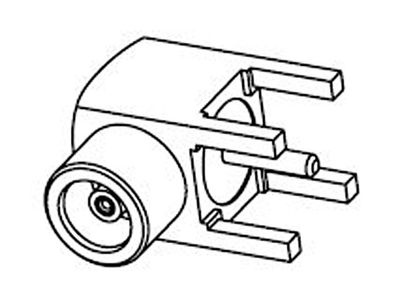 MCX NAARAS RUNKOLIITIN PCB 3,9MM JALALLA