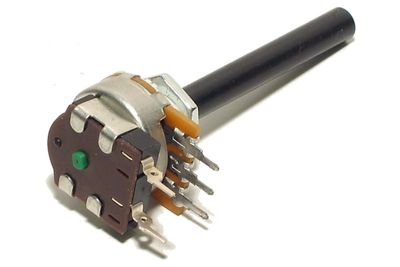 POTENTIOMETRI KYTKIMELLÄ MONO 6mm 0,2W LOG 47kohm