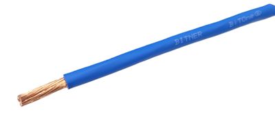 ASENNUSJOHTO 10mm2 SININEN