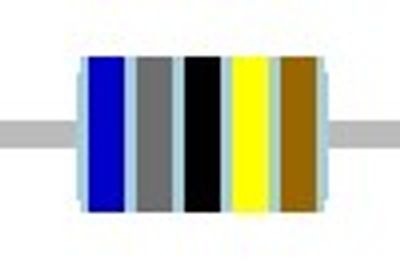METALLIKALVOVASTUS 0,6W: 6,8Mohm