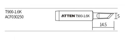 ATTEN T900-1.6K JUOTOSKÄRKI VEITSI 5x1,6mm ATTEN T900-1.6K JUOTOSKÄRKI VEITSI 5x1,6mm