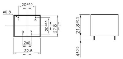 PIIRIKORTTIMUUNTAJA 4,5W 5V PIIRIKORTTIMUUNTAJA 4,5W 5V