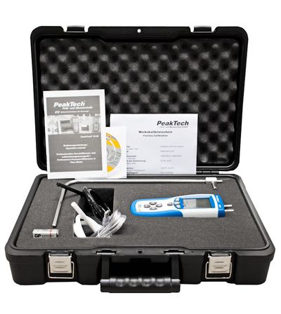 PeakTech 5145 ILMAN PAINE-ERO JA VIRTAUSMITTARI