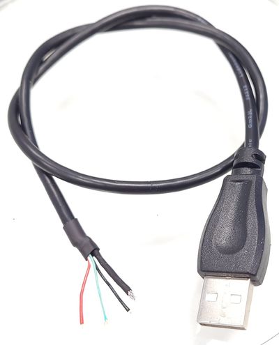 USB-2.0 KAAPELI A-UROS / vapaa pää 0,5m