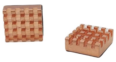 KUPARINEN JÄÄHDYTYSLEVY 12x13x5mm 2kpl