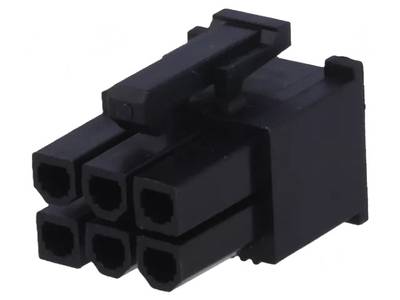 Molex 45559-0002 liitinkotelo, Mini-Fit Jr., 6-napainen (PCIe)