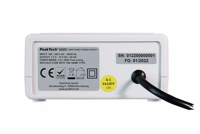 PeakTech 6220 HAKKURITEHOLÄHDE 1,5-15VDC 2A